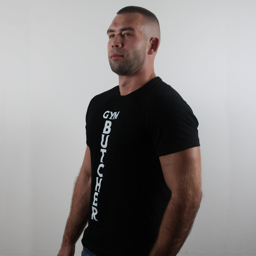 Koszulka męska czarna - Gym Butcher