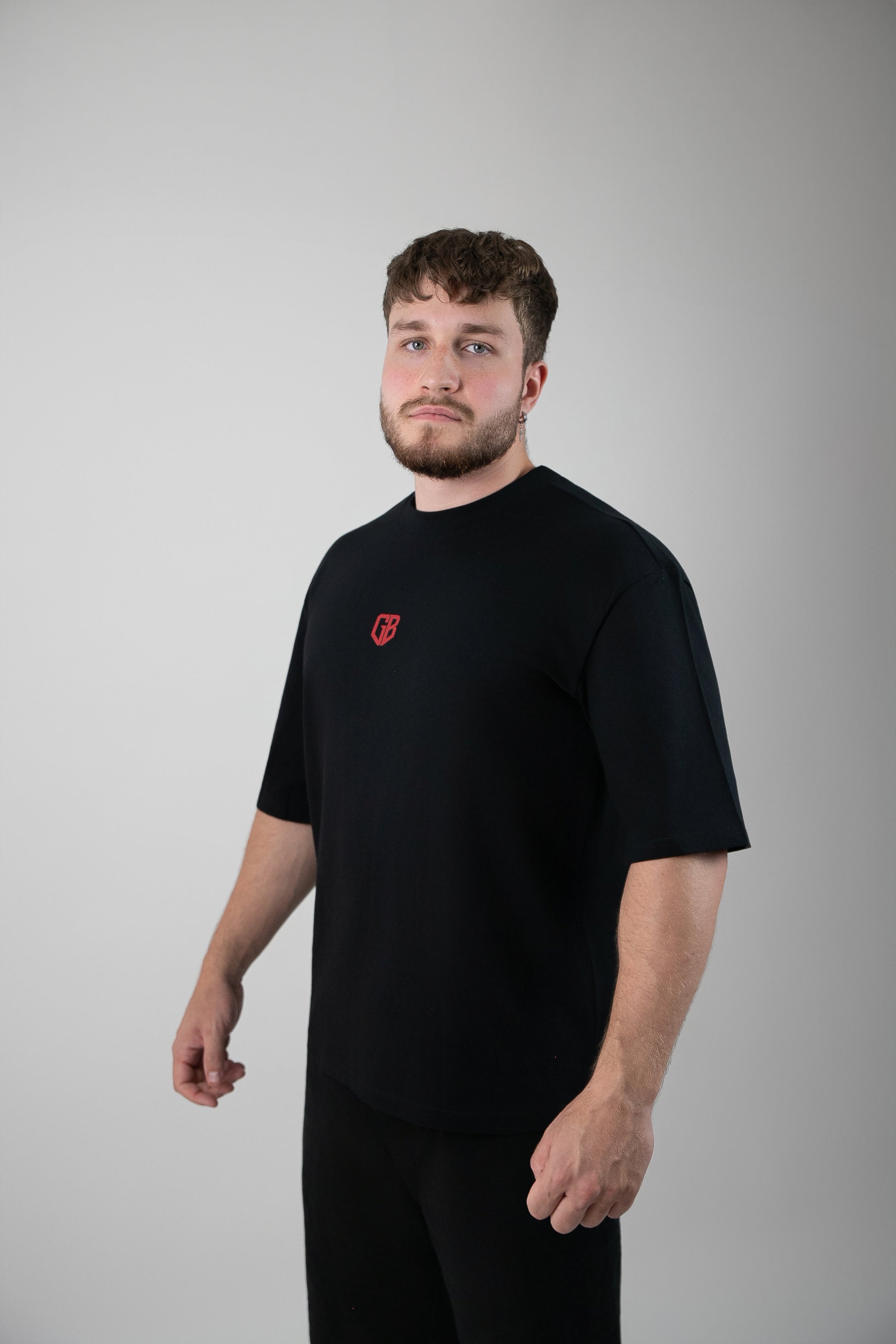 Koszulka męska huge oversize - Butcher Originals - Czarna
