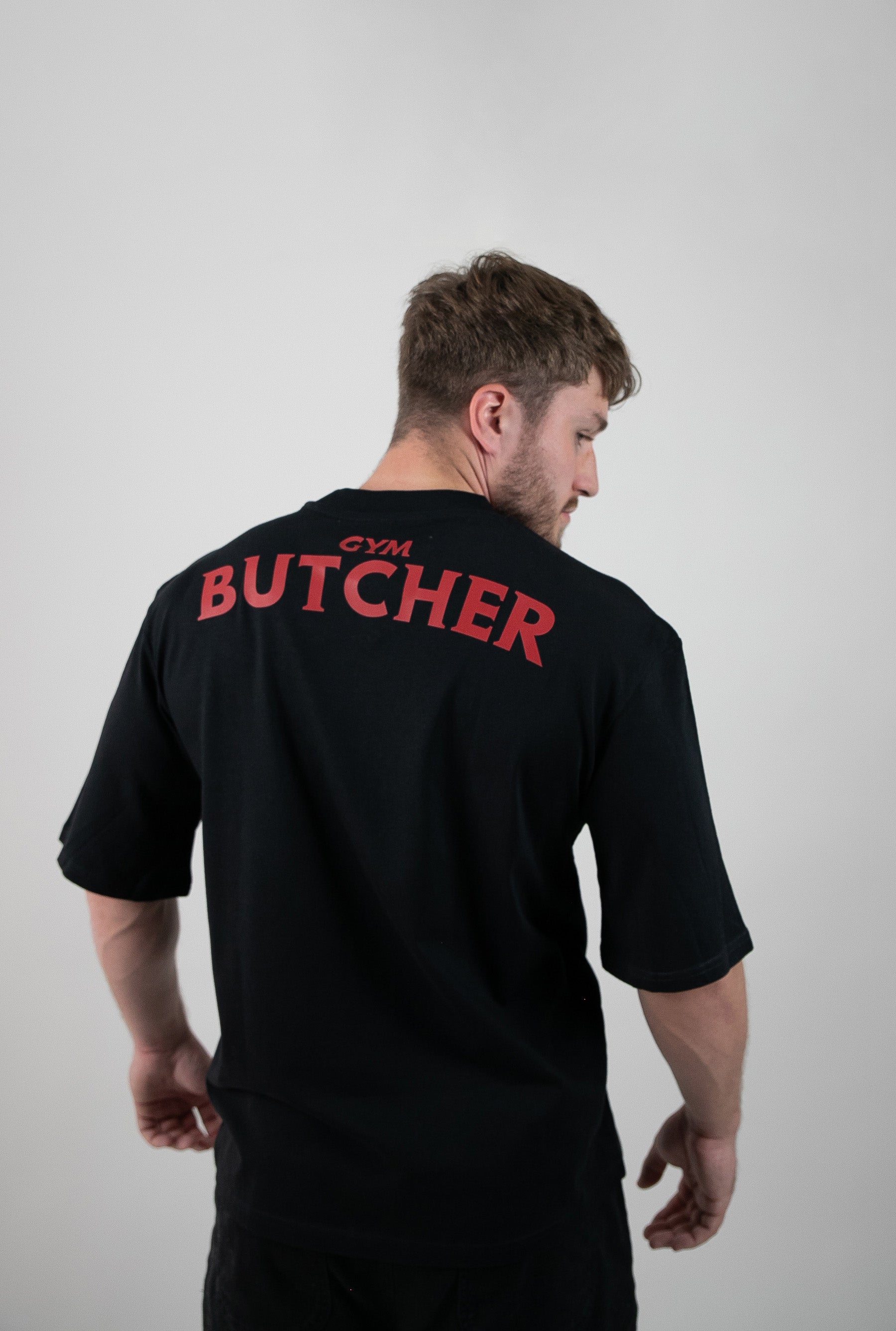 Koszulka męska huge oversize - Butcher Originals - Czarna