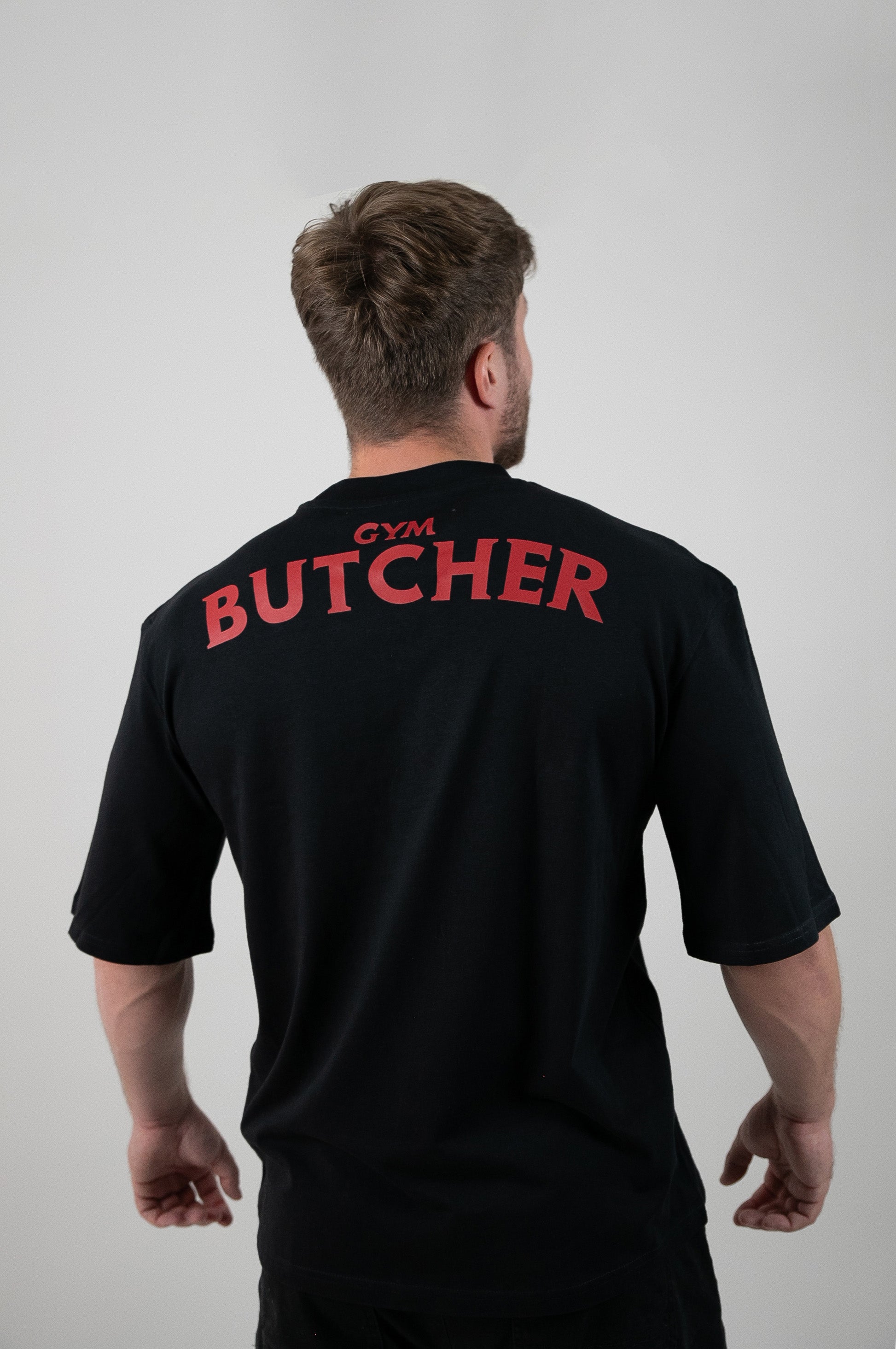 Koszulka męska huge oversize - Butcher Originals - Czarna