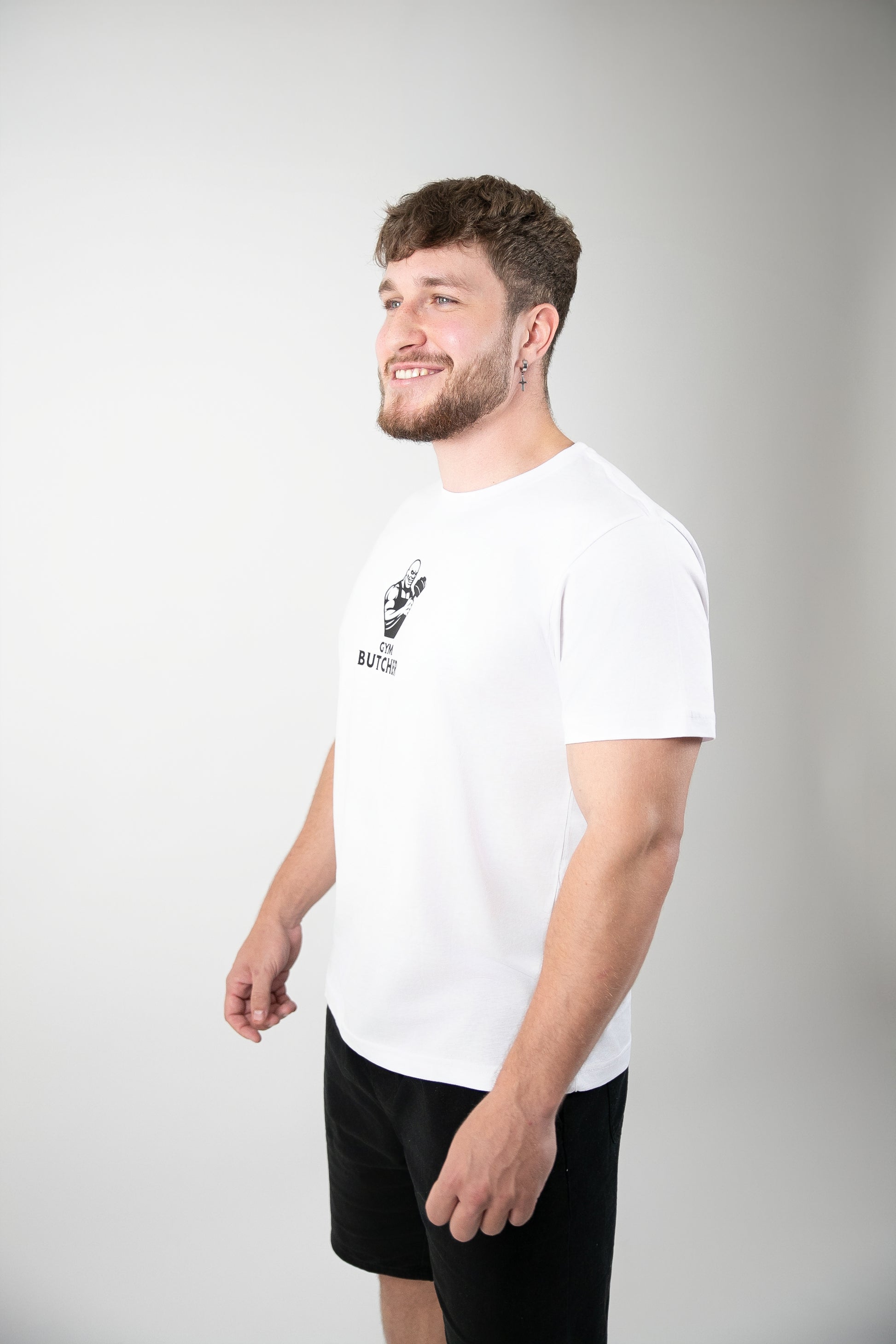 Koszulka męska biała - Gym Butcher