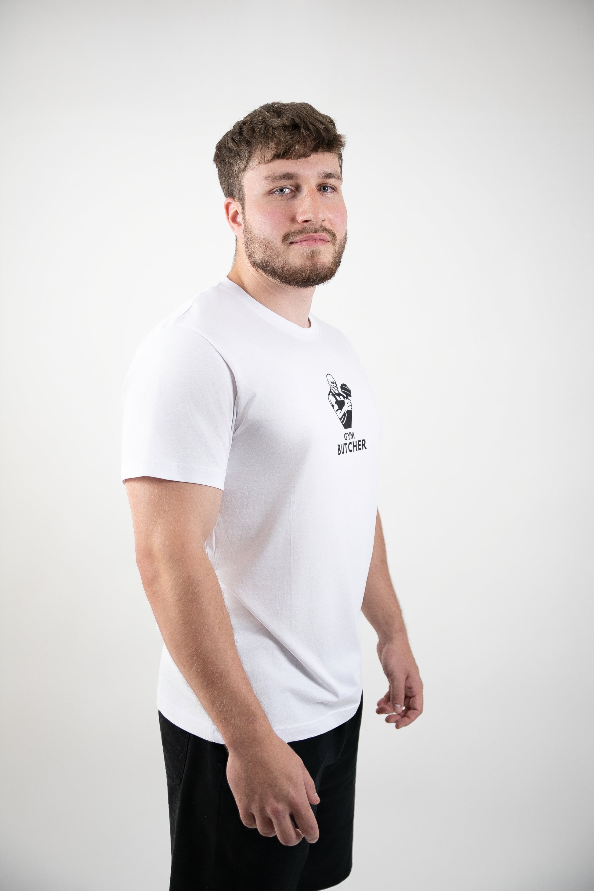 Koszulka męska biała - Gym Butcher