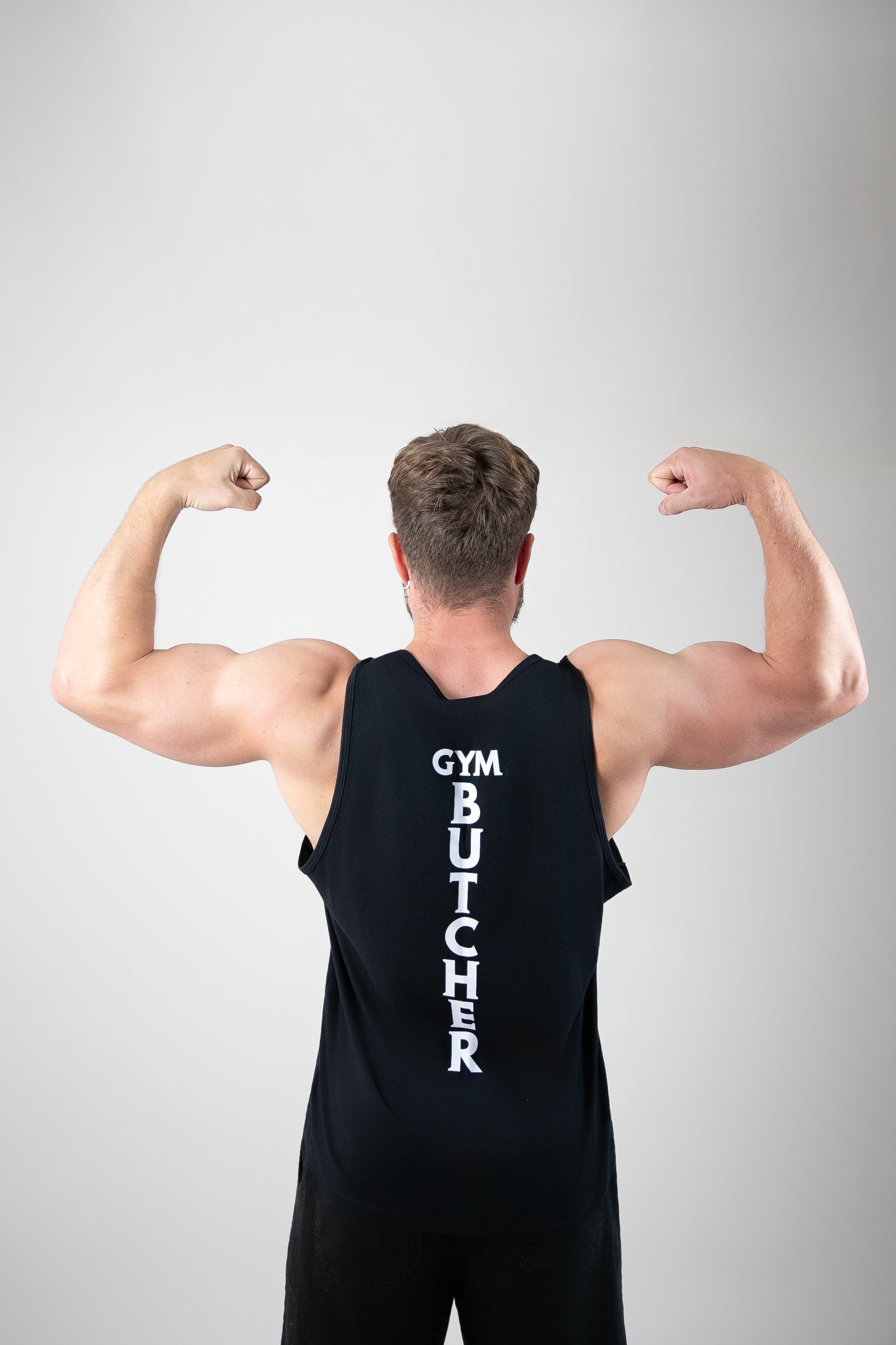 Tanktop czarny dla rzeźnika - Gym Butcher