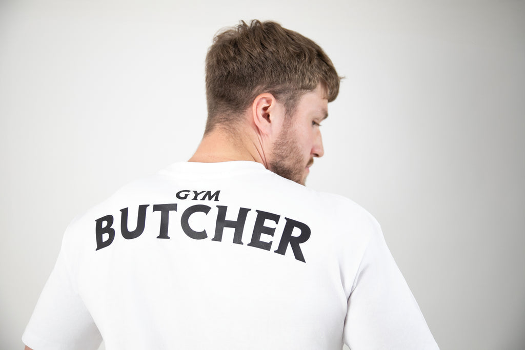 Koszulka męska oversize - Butcher Originals - Biała